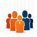 Icon für Firmenevents mit Gruppen und Teamarbeit
